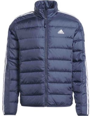 adidas ESSENTIALS 3-STRIPES LIGHT DOWN JACKET Pánska bunda, tmavo modrá, veľkosť