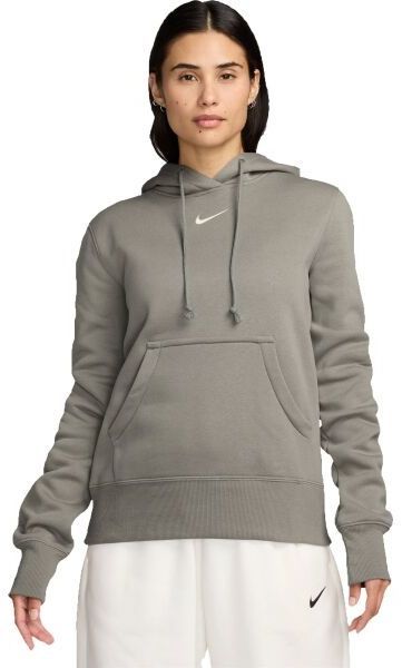 Nike SPORTSWEAR PHOENIX FLEECE Dámska mikina, svetlo zelená, veľkosť