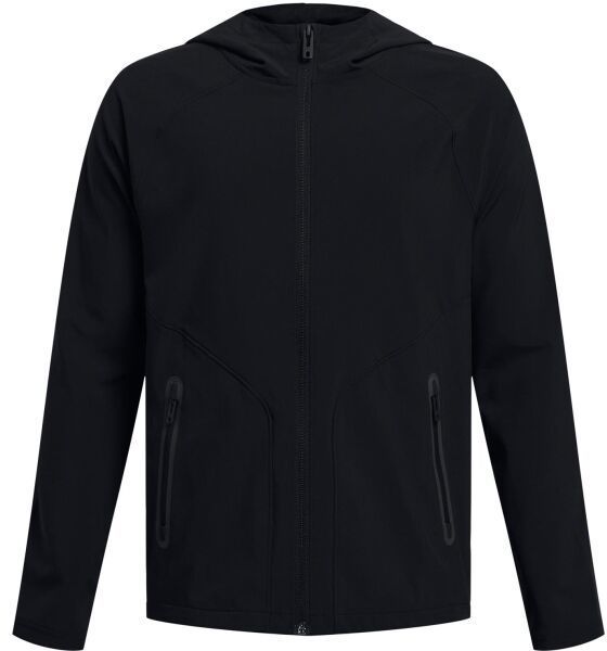 Under Armour UNSTOPPABLE Chlapčenská mikina, čierna, veľkosť