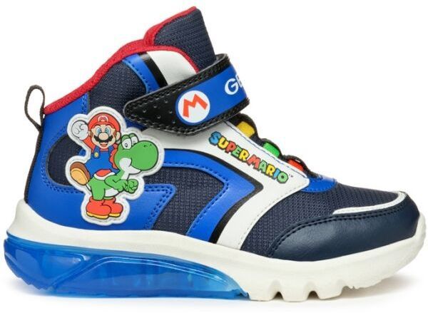 Geox J CIBERDRON F Chlapčenské tenisky, modrá, veľkosť