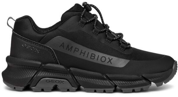 Geox J FLEXYPER PLUS B ABX C Chlapčenské tenisky, čierna, veľkosť