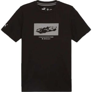 Puma BMW M MOTORSPORT NEW ESSENTIALS CAR CRAPHIC TEE Pánske tričko, čierna, veľkosť