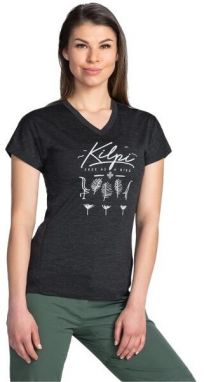 KILPI MERIN Dámske merino tričko, tmavo sivá, veľkosť