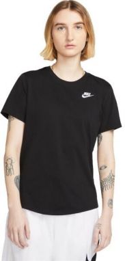 Nike SPORTSWEAR CLUB Dámske tričko, čierna, veľkosť