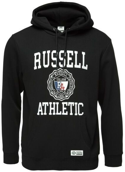 Russell Athletic QUINN Pánska mikina, čierna, veľkosť