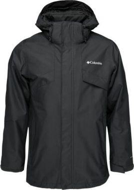 Columbia BUGABOO III FLEECE INTERCHANGE JACKET Pánska zimná bunda, čierna, veľkosť