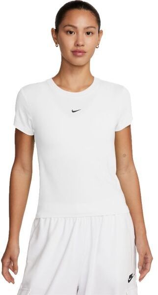 Nike SPORTSWEAR CHILL KNIT Dámske tričko, biela, veľkosť