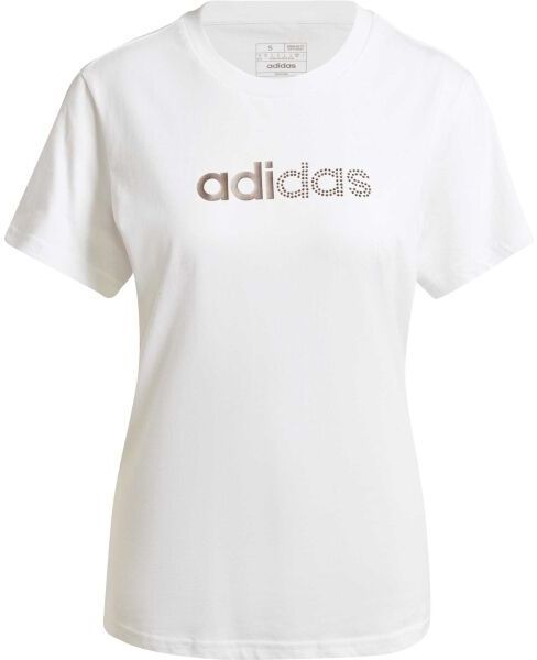 adidas HOLIDAY GRAPHIC TEE Dámske tričko, biela, veľkosť
