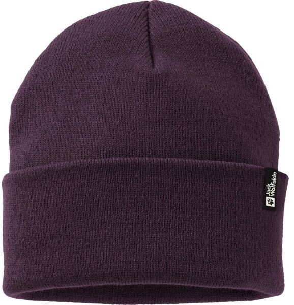 Jack Wolfskin RIB Dámska zimná čiapka, fialová, veľkosť UNI