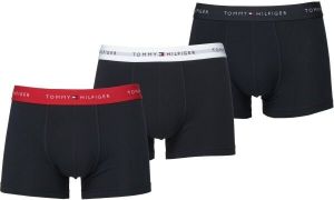 Tommy Hilfiger SIGNATURE CTN ESS-3P WB TRUNK Pánske boxerky, čierna, veľkosť