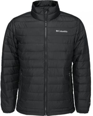 Columbia POWDER LITE JACKET Pánska zimná bunda, čierna, veľkosť