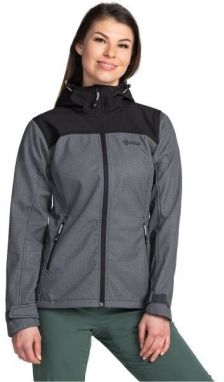 KILPI RAVIA Dámska softshellová bunda, tmavo sivá, veľkosť