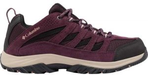 Columbia CRESTWOOD LOW W Dámska outdoorová obuv, vínová, veľkosť 39