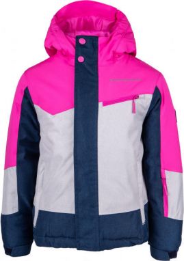 ALPINE PRO LUDIO Dievčenská zimná bunda, sivá, veľkosť 164-170