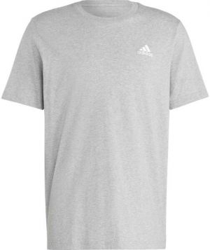 adidas ESSENTIALS SINGLE JERSEY EMBROIDERED SMALL LOGO Pánske tričko, sivá, veľkosť XXL