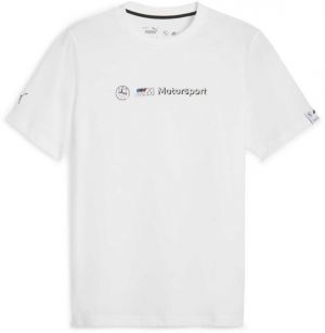 Puma BMW M MOTORSPORT LOGO TEE+ Pánske tričko, biela, veľkosť