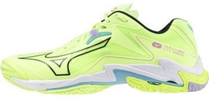 Mizuno WAVE LIGHTING Z8 W Dámska volejbalová obuv, reflexný neón, veľkosť 38.5