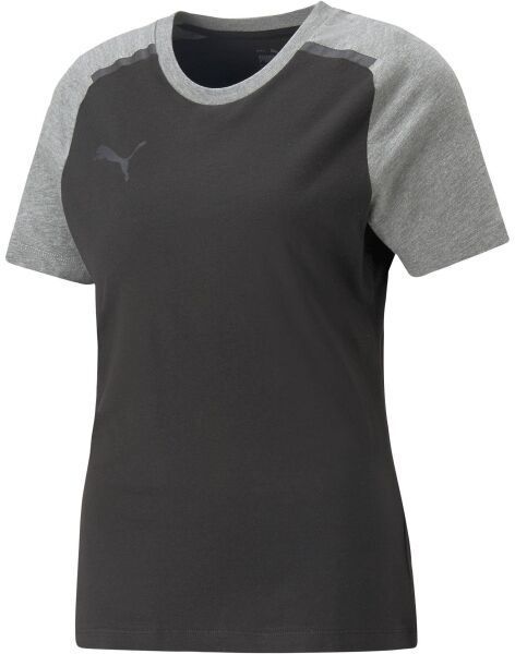 Puma TEAMCUP CASUALS TEE Futbalové tričko, čierna, veľkosť