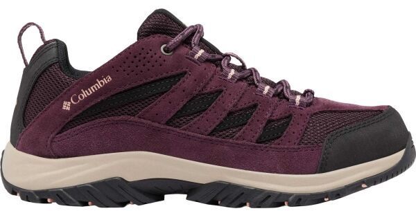 Columbia CRESTWOOD LOW W Dámska outdoorová obuv, vínová, veľkosť 40