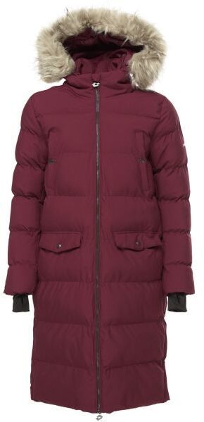 Lotto MIMMO Dlhý dámsky prešívaný kabát, červená, veľkosť