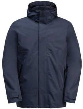 Jack Wolfskin LUNTAL 3IN1 M Pánska zateplená bunda, tmavo modrá, veľkosť