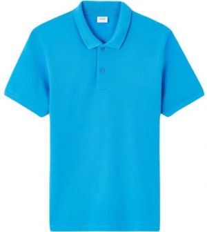 CELIO TEONE Pánske tričko polo, modrá, veľkosť
