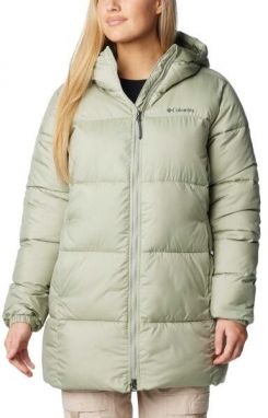 Columbia PUFFECT II MID HOODED JACKET Dámska zimná bunda, svetlo zelená, veľkosť