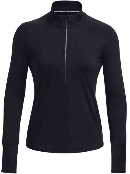 Under Armour QUALIFIER RUN 1/2 ZIP Dámske tričko, čierna, veľkosť L
