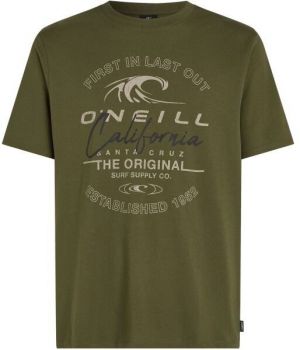 O'Neill CALI WAVE Pánske tričko, khaki, veľkosť