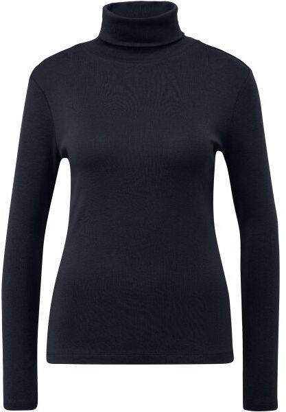 s.Oliver RL T-SHIRT LS NOOS Dámske tričko s dlhým rukávom, tmavo modrá, veľkosť