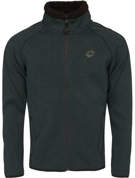 Lotto LAURIS Pánska mikina so vzhľadom svetra, tmavo modrá, veľkosť