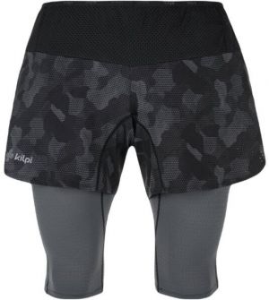 KILPI BERGEN Pánske bežecké šortky 2v1, čierna, veľkosť XXXL