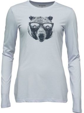 Columbia HIDDEN HAVEN LS TEE Dámske tričko, svetlomodrá, veľkosť