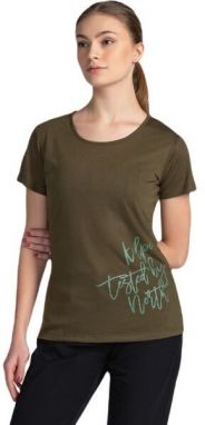 KILPI GAROVE Dámske outdoorové tričko, tmavo zelená, veľkosť