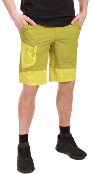 KILPI BREADY Pánské outdoorové kraťasy, svetlo zelená, veľkosť