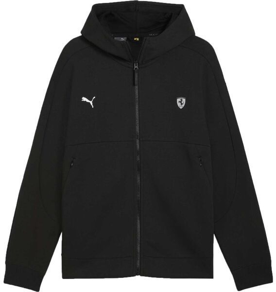 Puma FERRARI STYLE SWEAT JACKET Pánská mikina, čierna, veľkosť