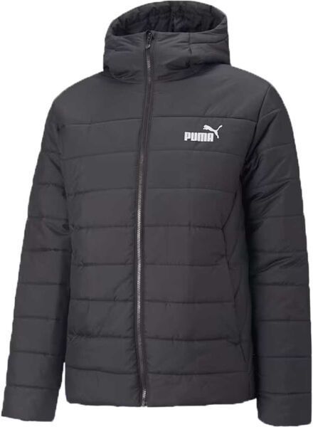 Puma ESS HOODED PADDED JACKET Pánska zimná bunda, čierna, veľkosť
