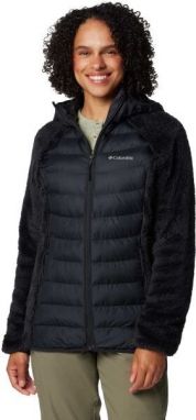 Columbia POWDER LITE II SHERPA HYBRID JACKET Dámska bunda, čierna, veľkosť
