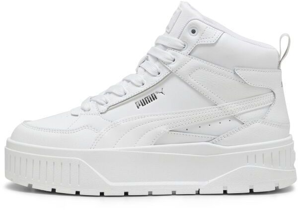 Puma KARMEN II IDOL MID Dámska vychádzková obuv, biela, veľkosť 40.5