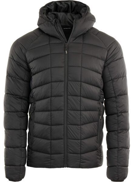 ALPINE PRO DERM Pánska zimná bunda, čierna, veľkosť