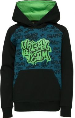 Lewro BEREL Chlapčenská mikina, čierna, veľkosť 116-122