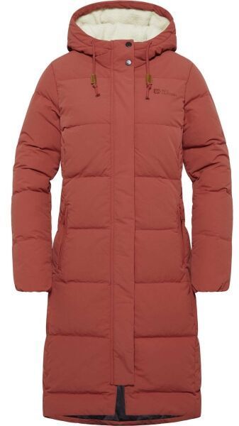 Jack Wolfskin NORDLICHT W Dámsky zimný kabát, červená, veľkosť
