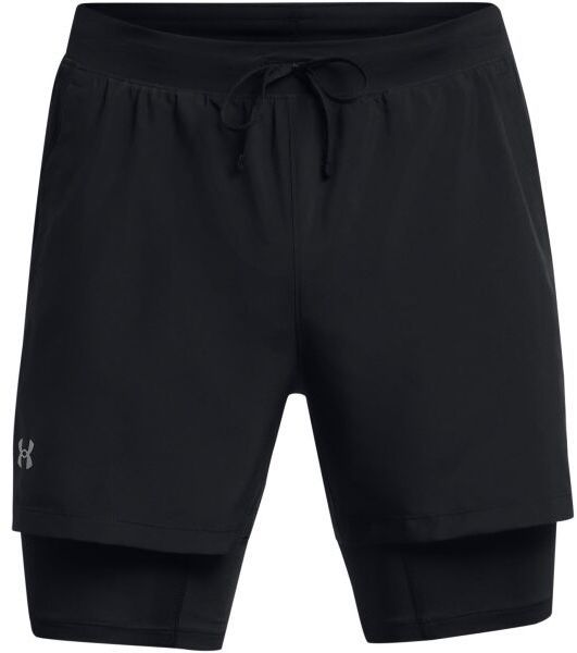 Under Armour LAUNCH 5 2-IN-1 Pánske kraťasy, čierna, veľkosť