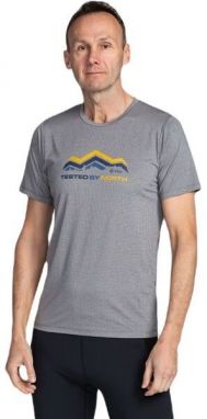 KILPI GIANO Pánske outdoorové tričko, sivá, veľkosť