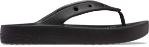 Crocs CLASSIC PLATFORM FLIP W Dámske žabky, čierna, veľkosť 37/38