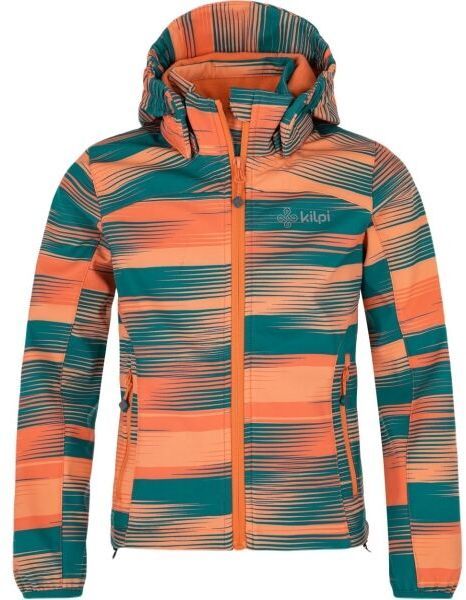 KILPI RAVIA Dievčenská softshellová bunda, oranžová, veľkosť