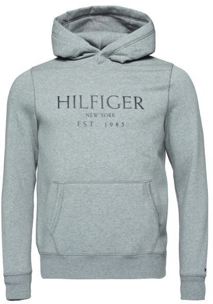 Tommy Hilfiger BIG HILFIGER HOODY Pánska mikina, sivá, veľkosť