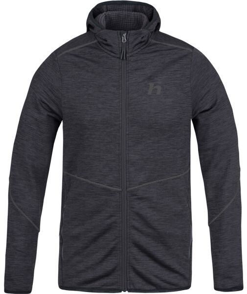 Hannah DAMAR HOODY Pánska funkčná mikina, čierna, veľkosť XXL