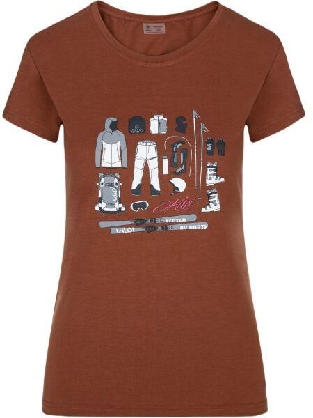 KILPI TORNES Dámske tričko, červená, veľkosť