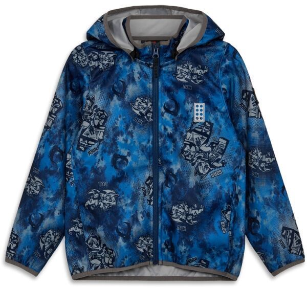 LEGO® kidswear LWSCOUT 202 Chlapčenská softshellová bunda, modrá, veľkosť